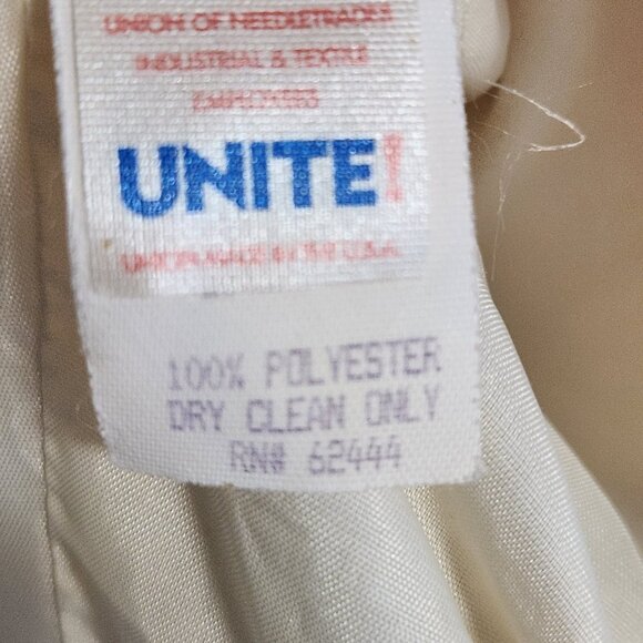 Nicole Miller New York Vintage Butter Yellow Twee Bolero Jacket 10 - Picture 6 of 10